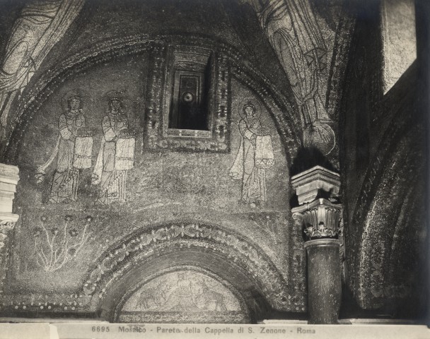 Moscioni, Romualdo — Mosaico - Parete della Cappella di S. Zenone - Roma — insieme